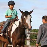 Teaching Kids Horse Jumping