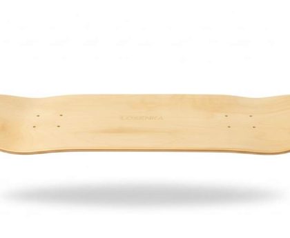 LOSENKA Maple Double Tail skateboard deck showing symmetrical kicks