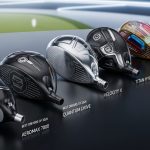 golfer testing best driver clubs 2026 on launch monitor