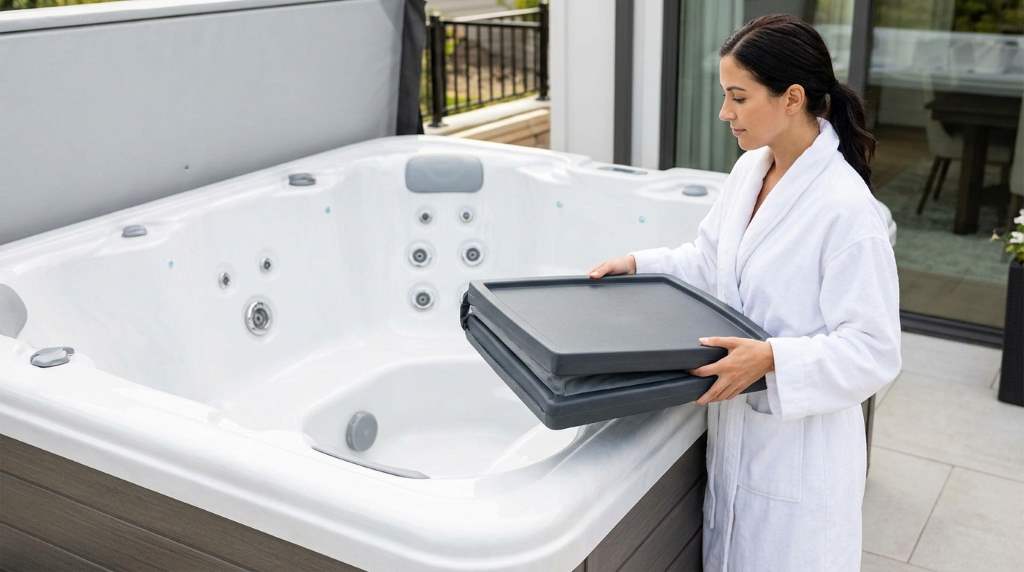 What Is a Floating Tray and Why Does It Matter for Your Jacuzzi Spa
