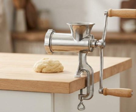 Tnfeeon stainless steel cavatelli and gnocchi maker on kitchen counter